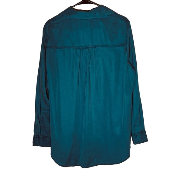 Lane Bryant No Peek Collection long sleeve Shacket blouse Lyocell size 16 NWT - Picture 3 of 9